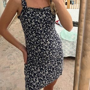 Floral Navy Dress